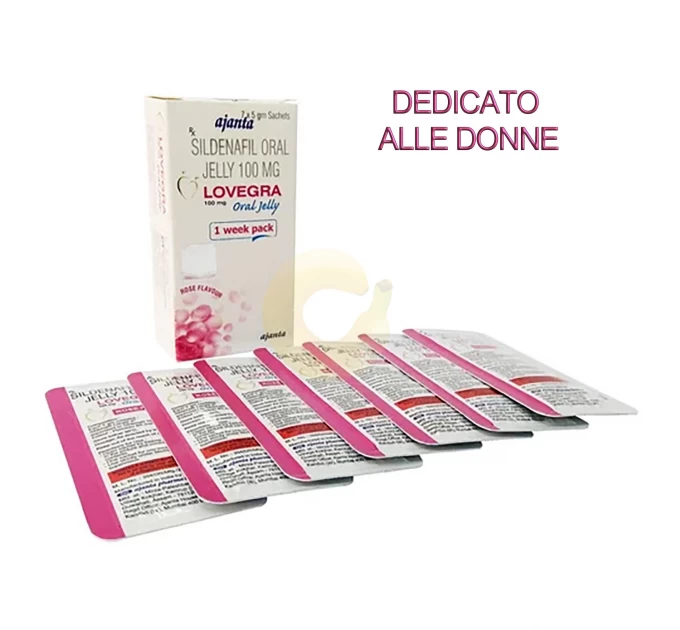 Lovegra Oral Jelly 100 mg - 7 Bustine (PER DONNA)